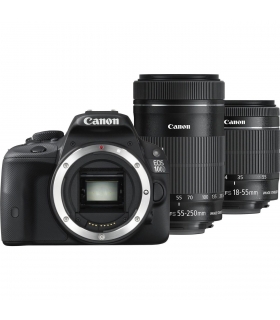 دوربین عکاسی دیجیتال کانن با دو لنز Canon Kiss X7 (100D) Digital Camera With IS II Lenses