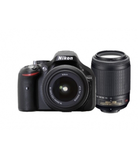 دوربین عکاسی دیجیتال نیکون با لنز Nikon D5200 With 18-55 mm VRII And 55-200 mm VRII Digital Camera