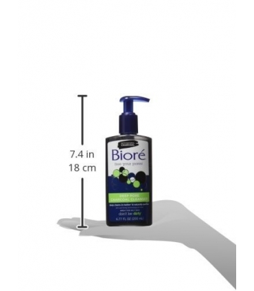 فوم پاک کننده پوست زغالی بیور Biore Deep Pore Charcoal Cleanser