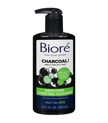 فوم پاک کننده پوست زغالی بیور Biore Deep Pore Charcoal Cleanser