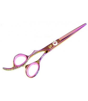 قیچی آرایشگری ژاپنی کمیسوری Kamisori Lefty Collection HE-3L 5.5" Jewel Salon Hair Shears