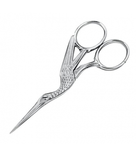 قیچی آرایشگری ریش و سبیل تویزرمن ایتالیایی Tweezerman Stork Scissors