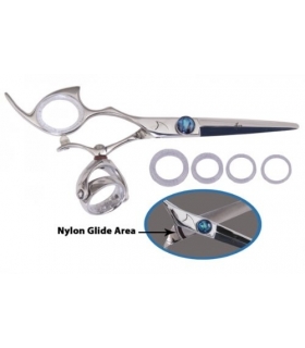قیچی آرایشگری شارک چپ دست ها Shark Fin Professional Hair Shears Monarch Line Left Handed