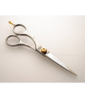 قیچی آرایشگری سنگوین چپ دست نقره ای Hairdressing Left Hand Scissors - 5.5 inch Silver Chrome