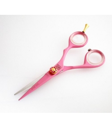 قیچی آرایشگری سنگوین Beautiful Hairdressing Scissors 5" (13cm) in Pink