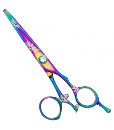 قیچی آرایشگری واشی بیوتی Washi Beauty - Rainbow Daisy Titanium Hair Cutting Shear