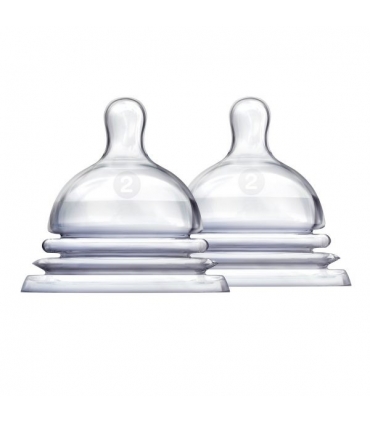 سرشیشه مانچکین بسته 2 عددی 2 قطره Munchkin 1853 Bottle Teats