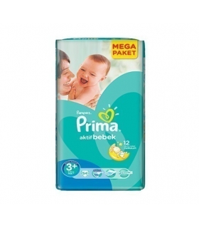 پوشک پمپرز پریما بسته 54 عددی سایز 3 Pampers Prima 1417 Diaper Size 3 Pack of 54