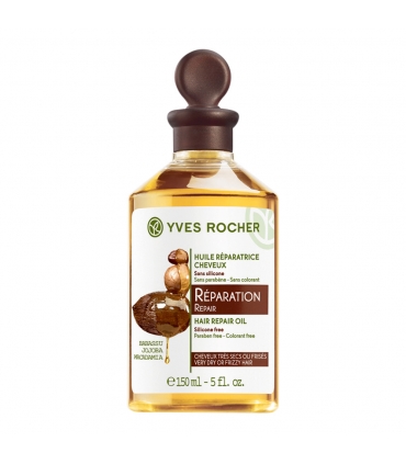 روغن ترمیم کننده موهای آسیب دیده ایوروشه Yves Rocher Hair Repair Oil