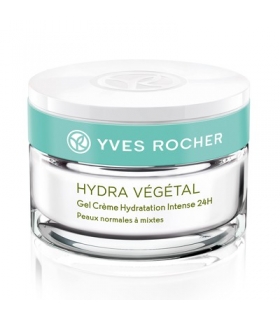 ژل کرم مرطوب کننده 24 ساعته هیدرا وژتال ایوروشه Yves Rocher Hydra Vegetal Intense Hydrating Gel Cream