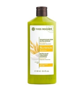شامپو تغذیه کننده مو نوتریشن ایوروشه Yves Rocher Nutrition Nutri Silky Treatment Shampoo
