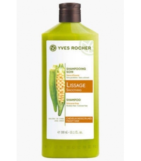 شامپو صاف و نرم کننده موهای وز ایوروشه Yves Rocher Lissage Smoothing shampoo
