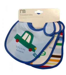 پیشبند مادرکر بسته 3 عددی طرح ماشین Mothercare 1412 Apron Pack Of 3