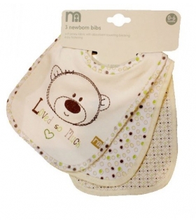 پیشبند مادرکر بسته 3 عددی طرح خرسی Mothercare 1412 Apron Pack Of 3