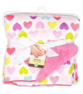 پتو نوزادی کارترز طرح قلب رنگارنگ Carters Colorful Baby Blanket