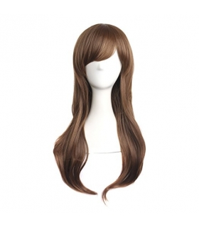کلاه گیس مپ آف بیوتی زنانه بلند مدل چتری و حالت دار MapofBeauty Women Side Bangs Long Curly Wig