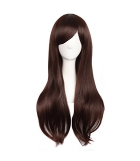 کلاه گیس مپ آف بیوتی زنانه بلند مدل چتری و حالت دار MapofBeauty Women Side Bangs Long Curly Wig