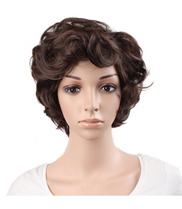 کلاه گیس مپ آف بیوتی زنانه کوتاه مدل فشن فر و حالت دار MapofBeauty Curly Short Fashion Wig