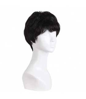 کلاه گیس مپ آف بیوتی مردانه مدل حالت دار و کوتاه فشن MapofBeauty Straight Short Curly Fashion Wig