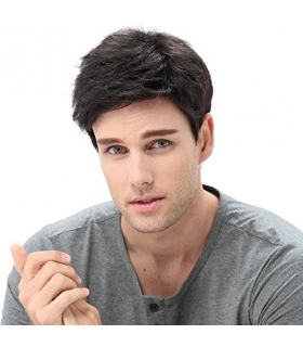 کلاه گیس اس تی فنتسی مردانه مدل کوتاه حالت دار STfantasy Mens Wig Short Layered Wavy