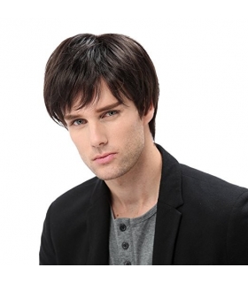 کلاه گیس اس تی فنتسی مردانه مدل کوتاه و لخت STfantasy Mens Wig Short Straight Synthetic Hair