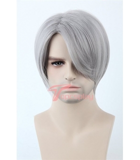 کلاه گیس تاپ کاسپلی مردانه مدل لخت و کوتاه Topcosplay Men Wig Hair Straight Short