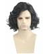 کلاه گیس تاپ کاسپلی زنانه و مردانه مدل کوتاه و حالت دار Topcosplay Men or Women Hair Wigs Short Black Curly