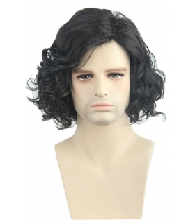 کلاه گیس تاپ کاسپلی زنانه و مردانه مدل کوتاه و حالت دار Topcosplay Men or Women Hair Wigs Short Black Curly