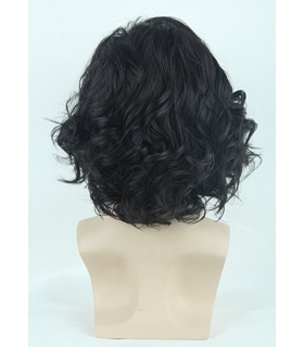 کلاه گیس تاپ کاسپلی زنانه و مردانه مدل کوتاه و حالت دار Topcosplay Men or Women Hair Wigs Short Black Curly