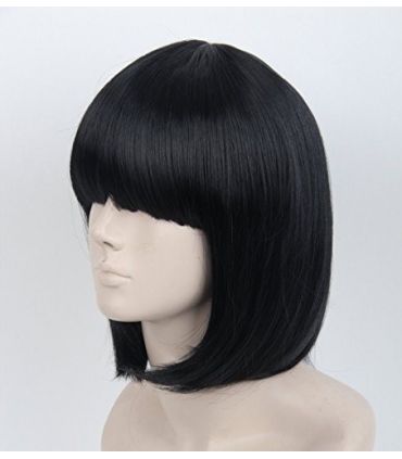کلاه گیس تاپ کاسپلی زنانه مدل کوتاه و لخت چتری دار Topcosplay Short Straight Wigs Flat Bangs