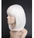 کلاه گیس تاپ کاسپلی زنانه مدل کوتاه و لخت چتری دار Topcosplay Short Straight Wigs Flat Bangs