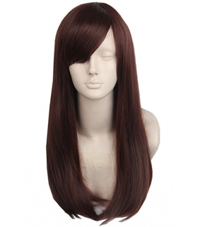 کلاه گیس تاپ کاسپلی زنانه مدل بلند و صاف چتری دار Topcosplay Long Women Wig