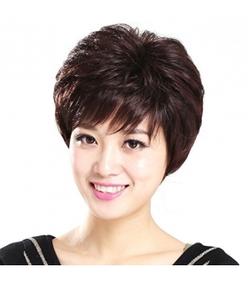 کلاه گیس گو اکشن زنانه مدل کوتاه و حالت دار فر Gooaction Fluffy Short Curly Wig