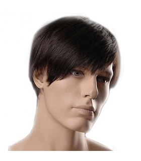 کلاه گیس گو اکشن مردانه کوتاه و صاف GOOACTION Short Hair Men's Wig