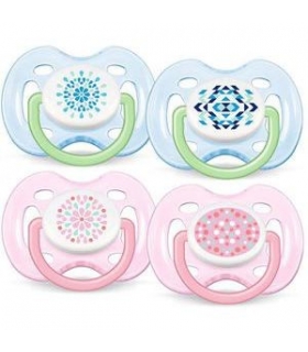 پستانک ارتودنسی فیلیپس اونت جریان آزاد بسته 2 عددی Philips Avent Freeflow A180/23 pacifier