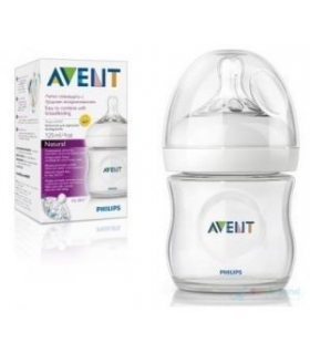 شیشه شیر فیلیپس اونت 125 میلی لیتر نچرال Philips Avent  A690/17 Baby Bottle 125ml