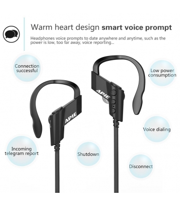 هدفون اپی استریو اسپرت بی سیم Apie Bluetooth Wireless Sports Stereo Headphones