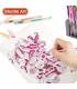 خودکار ژله ای 80 رنگ شاتل آرت بهمراه 80 مغزی اضافه Shuttle Art Gel Pen 80 Colored Gel Pens 80 Refills