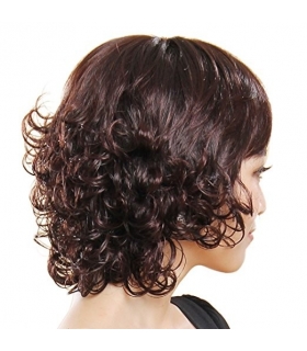 کلاه گیس گو اکشن زنانه طبیعی مدل کوتاه و فر Gooaction Short Curly Human Hair Wig