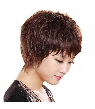 کلاه گیس گو اکشن زنانه مصنوعی مدل کوتاه و مجعد Gooaction Fluffy Short Synthetic Women Wig