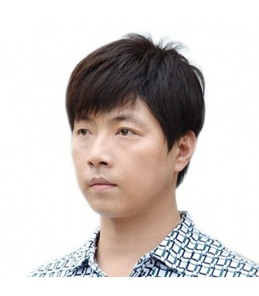 کلاه گیس گو اکشن مردانه طبیعی مدل فشن کوتاه Gooaction Fashion Human Hair Men Wig