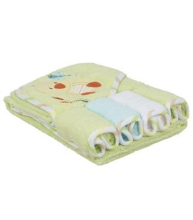 حوله کلاه دار و حوله دست طرح جوجه کارترز Carters Chick towel