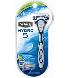 تیغ اصلاح 5 لبه شیک هایدرو 5 همراه با 1 یدک Schick Hydro5 With 1 Cartridge 1 Razor