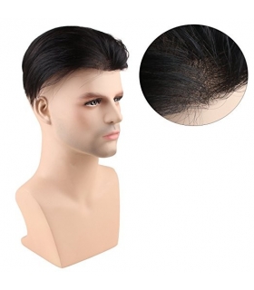 کلاه گیس ساینو آرت مردانه مدل وسط سر فشن SinoArt Toupee Hairpiece Real Human Hair Wig