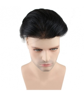 کلاه گیس ساینو آرت مردانه مدل وسط سر فشن SinoArt Toupee Hairpiece Real Human Hair Wig