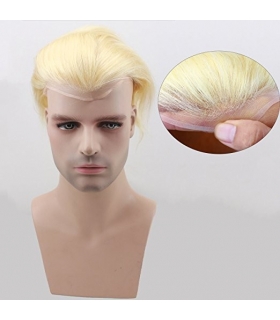 کلاه گیس ساینو آرت مردانه مدل تکه ای وسط سر SinoArt Hairpiece Human Hair Men Wig