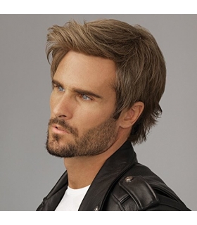 کلاه گیس ساینو آرت مردانه مدل تکه ای وسط سر SinoArt Hairpiece Human Hair Men Wig