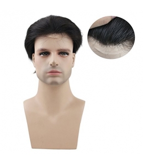 کلاه گیس ساینو آرت مردانه مدل تکه ای وسط سر SinoArt Hairpiece Human Hair Men Wig