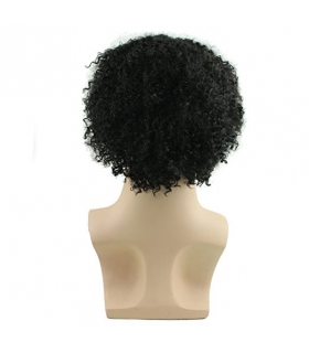 کلاه گیس ساینو آرت مردانه مدل فرفری SinoArt Afro Curly Short Human Hair Wig