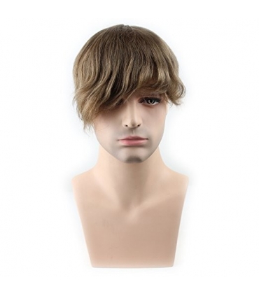 کلاه گیس ساینو آرت مردانه مدل تکه ای وسط سر SinoArt Pure Human Hair Toupee Hairpiece Men s Wig